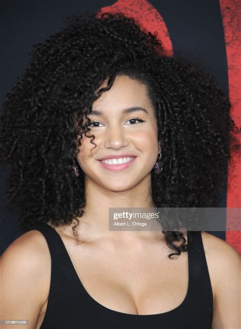 Sofia Wylie Arrives For The Premiere Of Disneys Mulan Held At