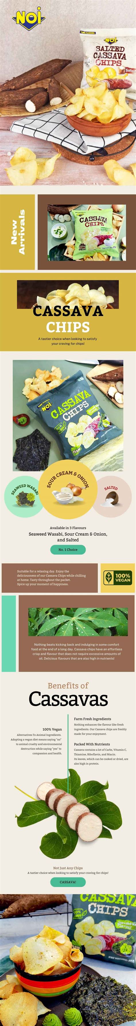 G Tong Noi Seaweed Wasabi Flavour Cassava Chips Online Tong Garden
