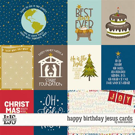 Happy Birthday Jesus Cards Digital Art