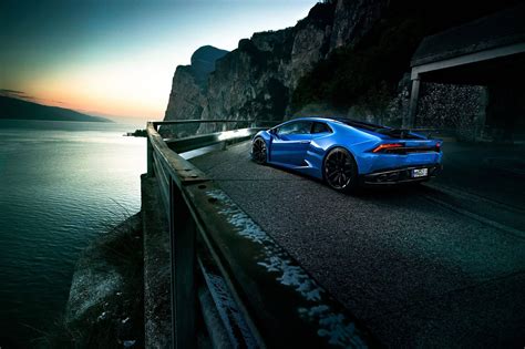 Wallpaper Blue Cars Sports Car Lamborghini Huracan Supercar