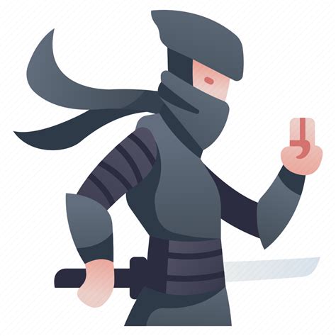 Assassin Character Japan Katana Ninja Rpg Warrior Icon Download
