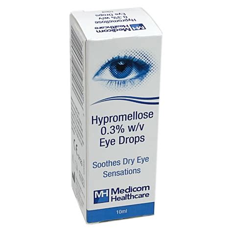 Buy Hypromellose Eye Drops 03 10ml Instant Relief For Dry Eyes Uk Meds