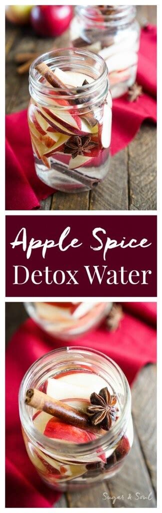 Healthy Apple Spice Detox Water Recipe Sugar And Soul