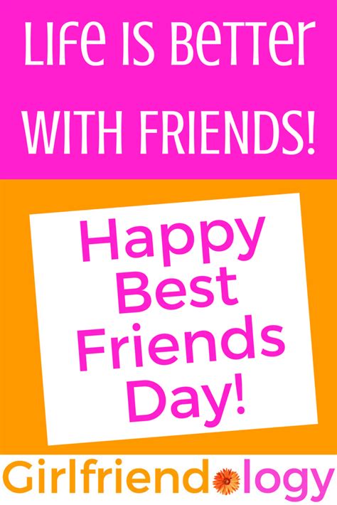 While a good friend knows you and your adventurous stories, a best friend is the one who has lived these special. 10 ways to Celebrate National Best Friends Day (& Fun ...