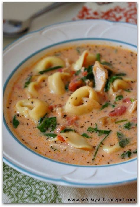 Creamy Chicken Tortellini Soup Mi Coop Kitchen