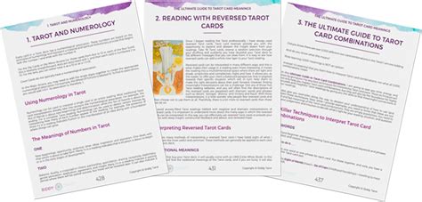 Though tarot decks date back to the 1400s, pictorial cards were originally used trust your intuition: The Ultimate Guide to Tarot Card Meanings | Biddy Tarot ...