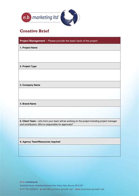 Creative Brief 32 Examples Format Pdf Examples