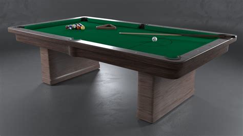 Billard Table Pool Table PBR Texture 3D Model CGTrader