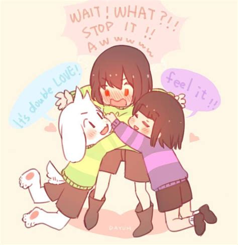 Asrielchara And Frisk Undertale Amino