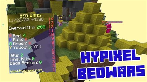 4 Idiots Vs Bedwars Players Hypixel Bedwars 4v4v4v4 Youtube