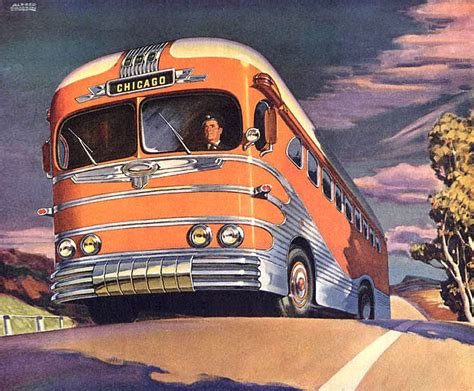 1948 Gm Pd4151 Greyhound Silverside Greyhound Bus Artofit