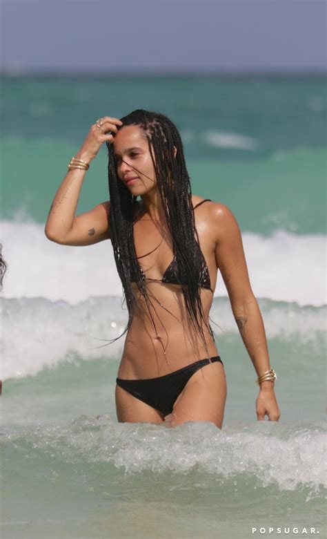 Zoe Kravitz On The Beach In Miami Pictures Popsugar Celebrity Photo 2