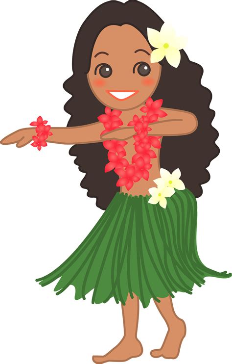 Clipart Hula Dancer