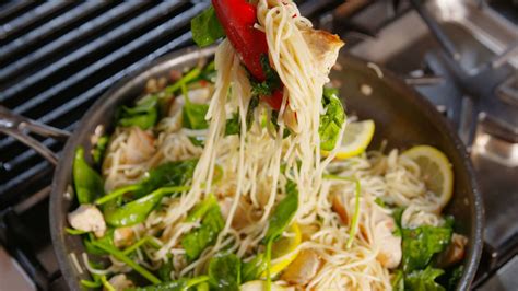 Water, salt, olive oil, penne pasta, butter, chicken, black pepper, garlic, celery , chilli flakes, carrot, beans, chicken stock, pasta water. Our Lemon Butter Chicken Pasta Is the Ultimate Flavor ...