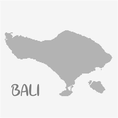 Peta Bali Kualitas Tinggi Adalah Provinsi Indonesia Peta Ilustrasi Grafis PNG Dan Vektor