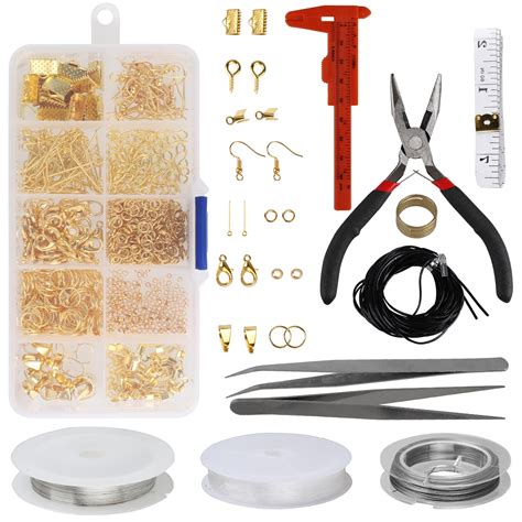 Songer Jewelry Making Supplies Kit Jewelry Making Starter Making And Repair Tools Kit Jewelry