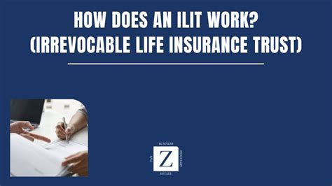 How Does An Irrevocable Life Insurance Trusts Ilit Work Youtube