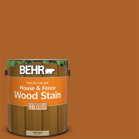Behr 1 Gal Sc 533 Cedar Naturaltone Solid Color House And Fence Wood