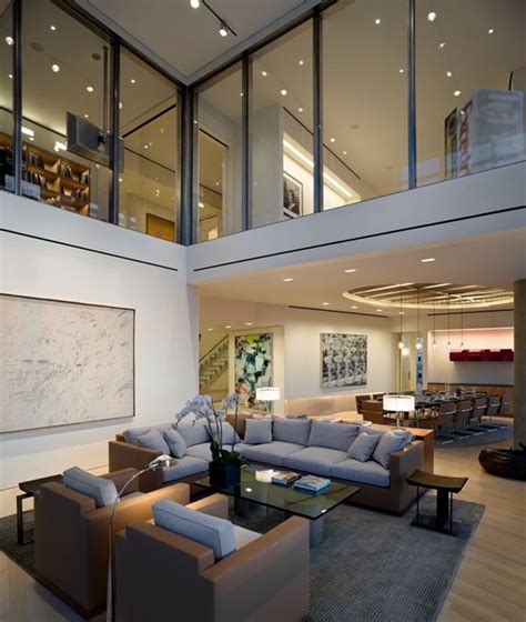 Penthouses Incredible Duplex On Top Of Bloomberg Tower Manhattan New