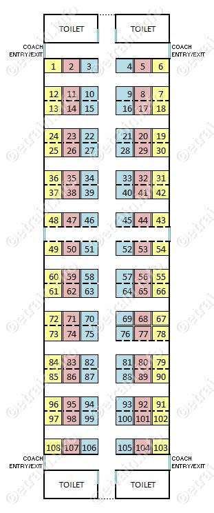 Seat Map By Train Number