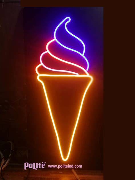 Neon Ice Cream Cone Pakistan S No Lighting Brand