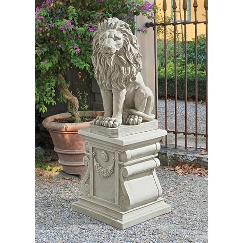 Lion Sculpture Stone Statue Outdoor Statue Garden Statue Lions Statue