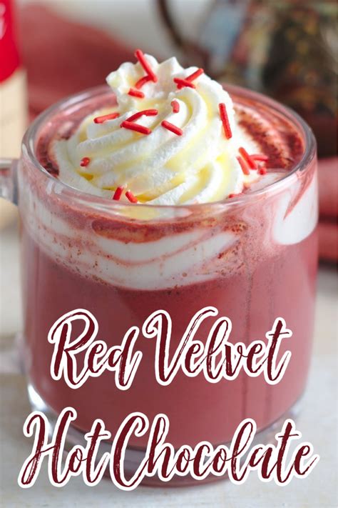 Red Velvet Hot Chocolate Recipe Red Velvet Hot Chocolate Hot
