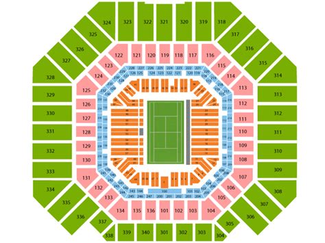 Arthur Ashe Stadium At The Billie Jean King Tennis Center Seating Chart