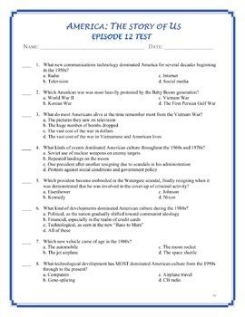 Go on a virtual tour of the united states, learning about the wonderful sights you might see if you. America the Story of US Worksheets and Quizzes: 1-12 ...