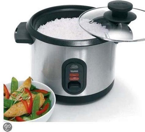 Solis 2 In 1 Rice Cooker 816 Rijstkoker Met Stomer Zilver Bol Com