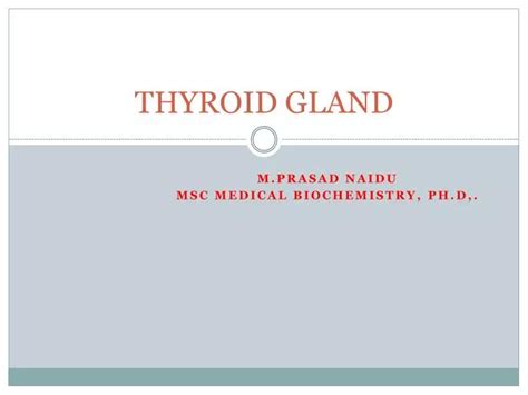 Ppt Thyroid Gland Powerpoint Presentation Free Download Id7123079