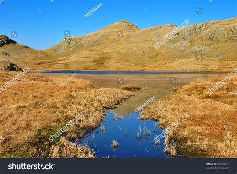 A View Of The Mountain Tarn Called Tarn At Leaves In The English Lake