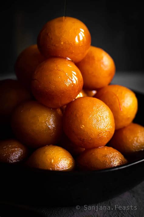 Perfect Gulab Jamun Sanjanafeasts Indian Sweets Recipe Gulab Jamun Indian Sweets