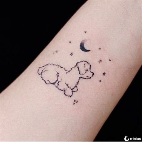 14 Inspiring Bichon Frise Tattoos Small Dog Tattoos Tattoos Small