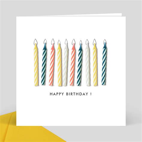 Carte Anniversaire Bougie Surprise Popcarte