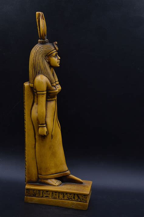 Estatua única De La Diosa Del Arte Egipcio Isis 2 Color Etsy