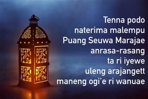Dalam tiap hembusan napasku, aku selalu melantunkan doa terbaikku untuk kesehatan dan pencapaian hidupmu. 60 Ucapan Selamat Puasa Ramadhan dalam Bahasa Inggris, Jawa, Sunda, Minang & Bugis