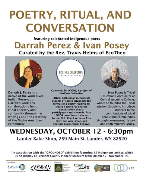 An Evening Of Poetry And Conversation With Indigenous Poets