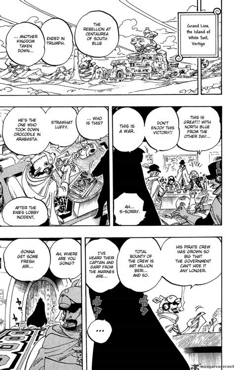 One Piece Chapter 440 Firefist Vs Blackbeard One Piece Manga Online
