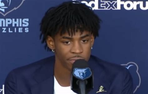 Ja Morant Has Great Response For Twitter Critic After Loss