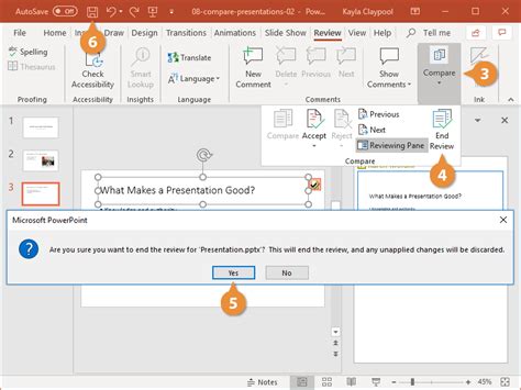 How To Compare Powerpoint Presentations Customguide