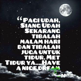 Terlebih jika disampaikan oleh orang yang begitu dekat dan sayang dengan kita. Kata Kata Ucapan Selamat Malam Tidur | Kata-kata, Kutipan ...