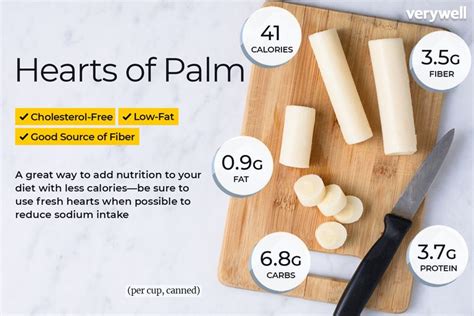 hearts of palm nutrition facts calories and health benefits