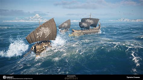 ArtStation Assassin S Creed Odyssey Boats Tiphaine Chazeau
