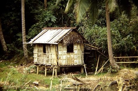 Farmers Nipa Hut Philippine Islands We Lived In A Somewhat Bigger To