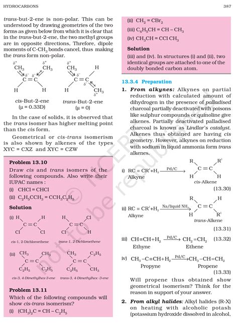 NCERT Book Class 11 Chemistry Chapter 13 Hydrocarbons