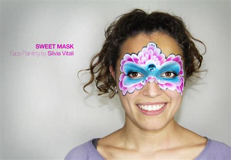 Sweet Mask Face Painitng By Silvia Vitali Facepainting