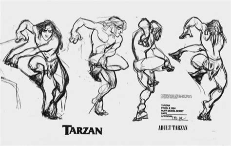 Living Lines Library Tarzan 1999 Tarzan Disney Concept Art
