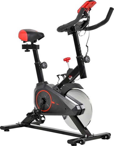 Soozier Upright Exercise Bike Indoor Bicycle Cardio Workout Cycling Machine Fitness Equipment