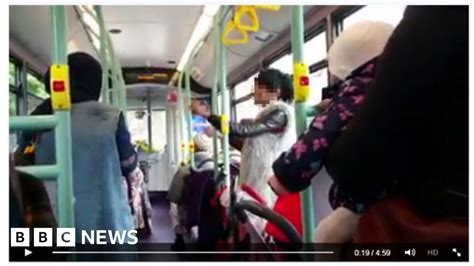 Racist London Bus Rant Video Woman 36 Arrested Bbc News